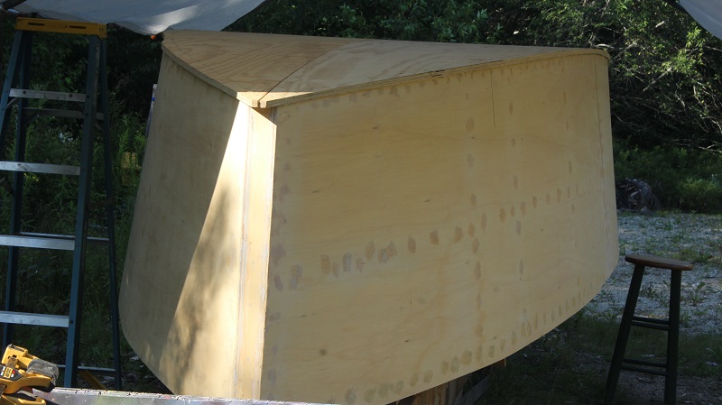 Ep 13 – 18′ Sailboat Build (Fit and Install Bottom Panels)