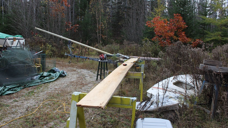 Outwales from the Local Sawmill